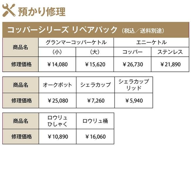 ファイヤーサイド 1.8L　エニーケトル 修理