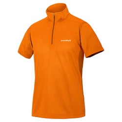 ウイックロン ZEO ショートスリーブ ジップシャツ Men's