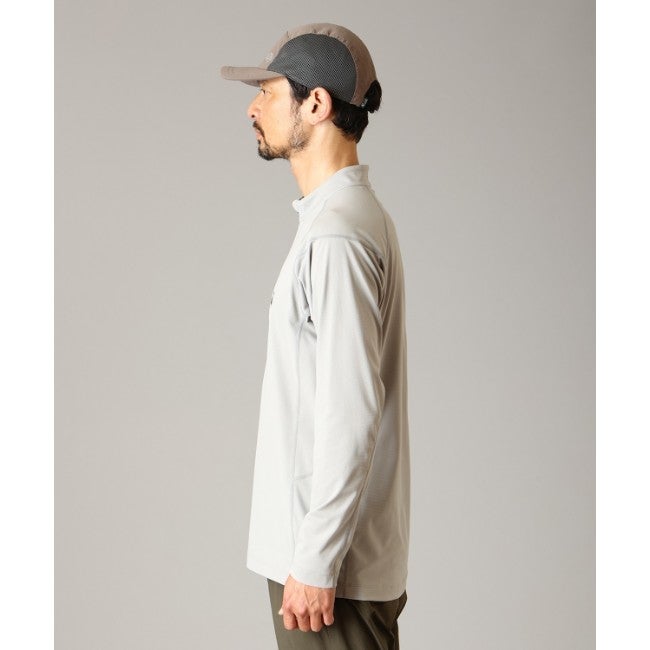 エステロロングスリーブジップT 059 Half Moon Grey