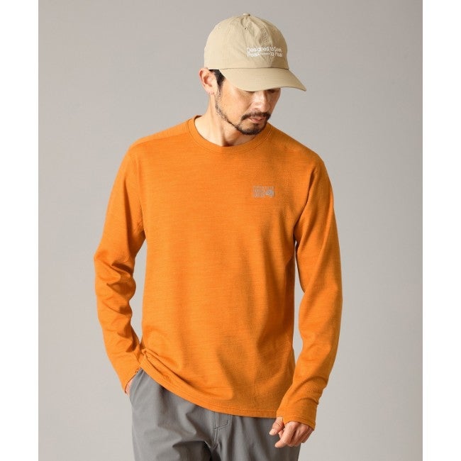 ウールメッシュロングスリーブ 865 Canyon Orange