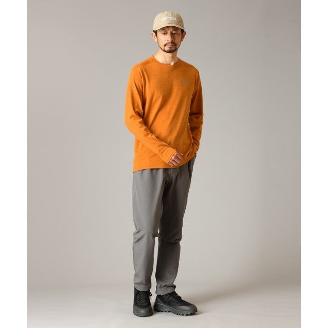 ウールメッシュロングスリーブ 865 Canyon Orange