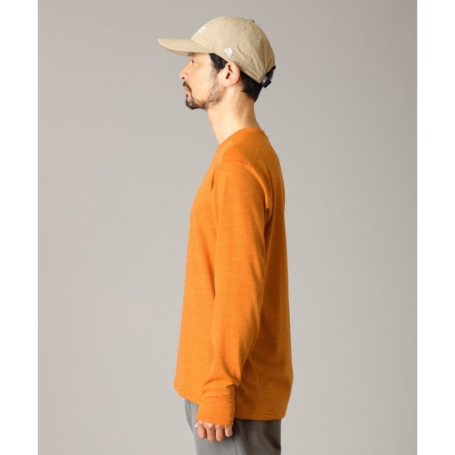 ウールメッシュロングスリーブ 865 Canyon Orange