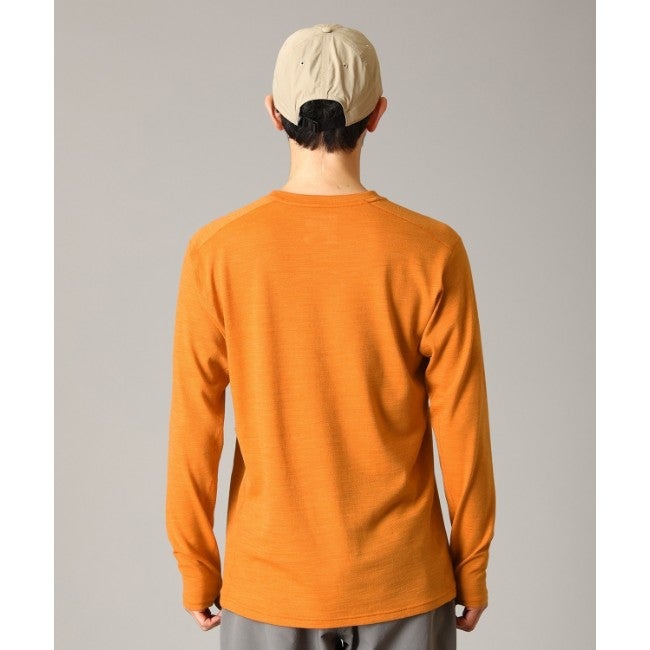 ウールメッシュロングスリーブ 865 Canyon Orange
