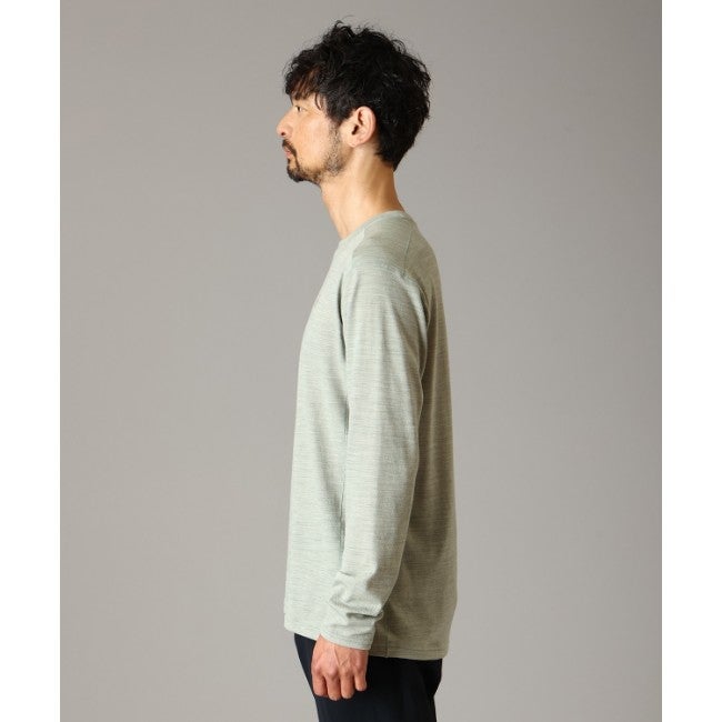 ウールメッシュロングスリーブ 051 Silt Grey