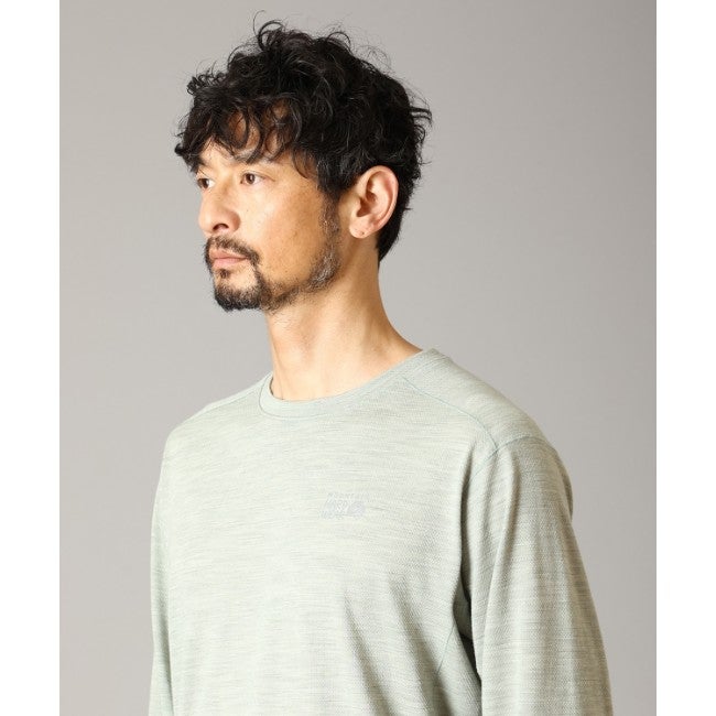 ウールメッシュロングスリーブ 051 Silt Grey