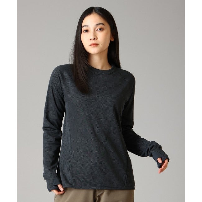 エアメッシュクルー Women 004 Dark Storm
