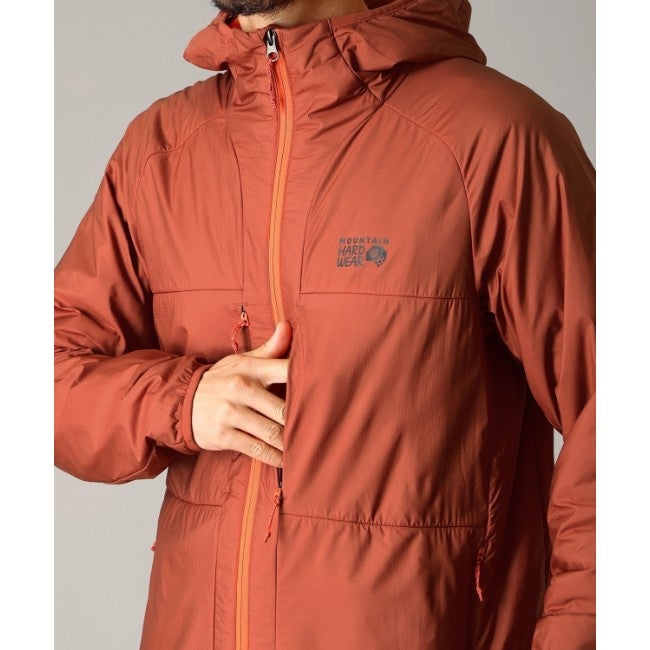 コアエアシェルウォームフーディ Men 844 Mars Red