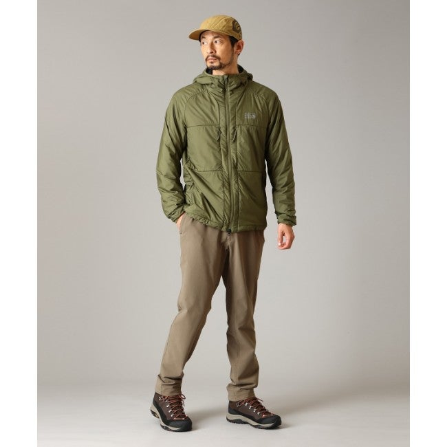 コアエアシェルウォームフーディ Men 353 Combat Green