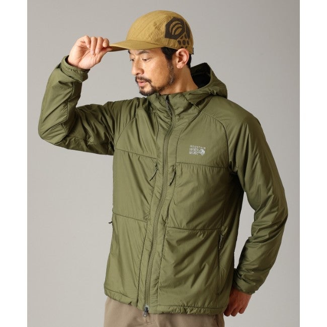 コアエアシェルウォームフーディ Men 353 Combat Green