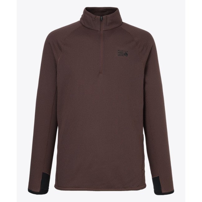 エアメッシュハーフジップ Men 219 Carob