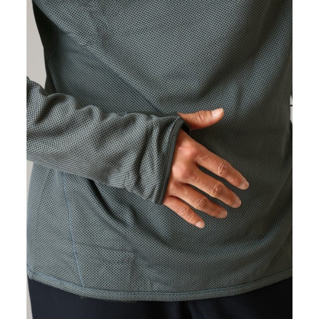 エアメッシュハーフジップ Men 219 Carob