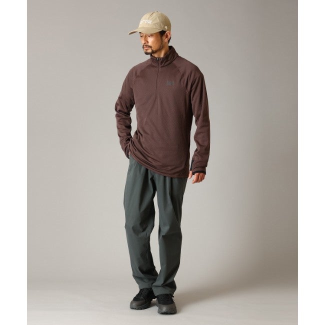 エアメッシュハーフジップ Men 219 Carob