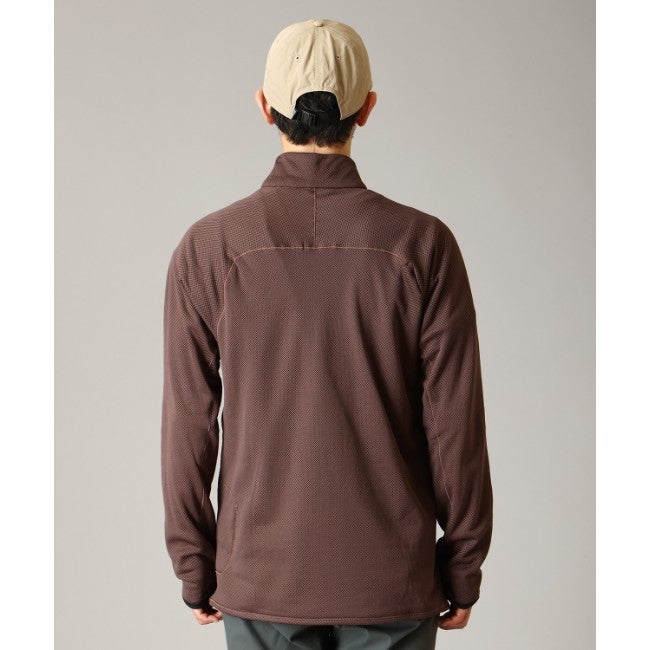 エアメッシュハーフジップ Men 219 Carob