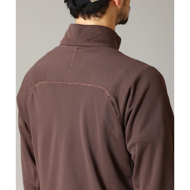 エアメッシュハーフジップ Men 219 Carob