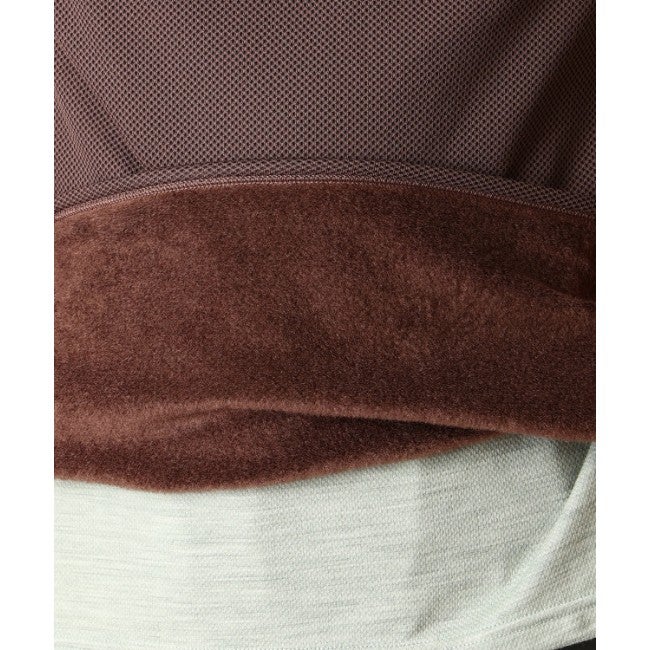 エアメッシュハーフジップ Men 219 Carob