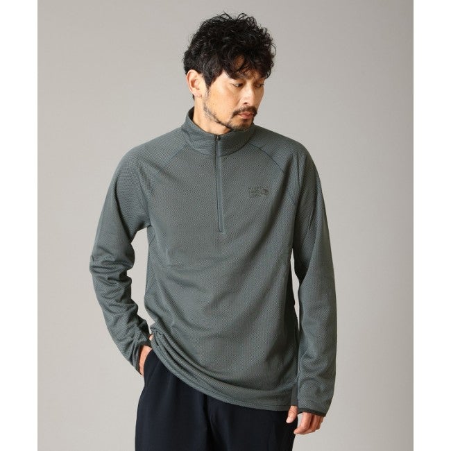 エアメッシュハーフジップ Men 430 Moon Blue