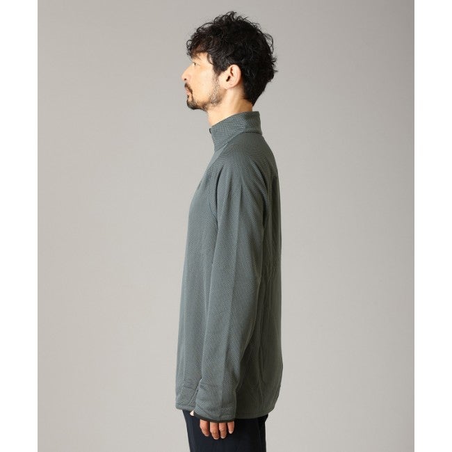 エアメッシュハーフジップ Men 430 Moon Blue