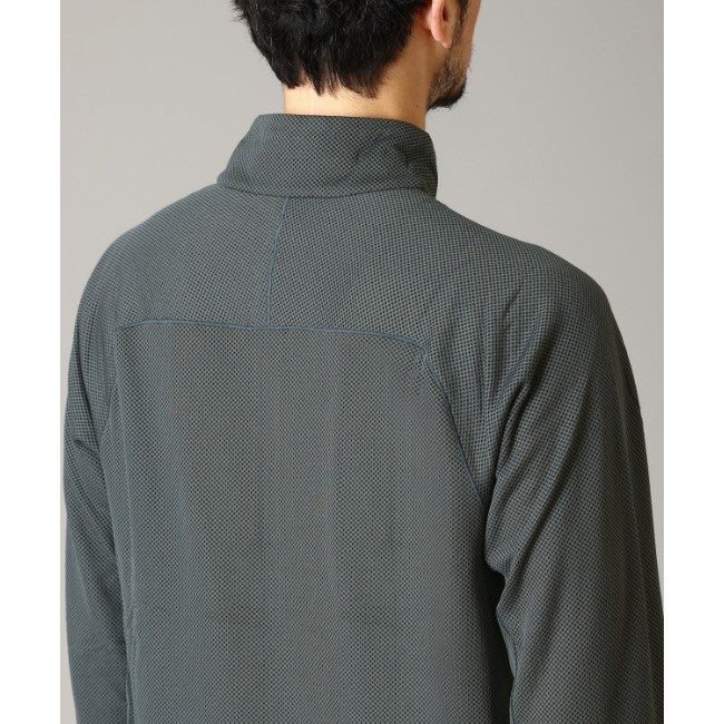 エアメッシュハーフジップ Men 430 Moon Blue