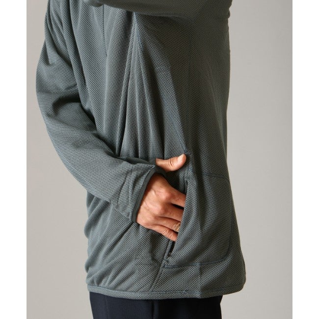 エアメッシュハーフジップ Men 430 Moon Blue