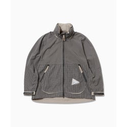 Brompton × reflective rip hoodie gray