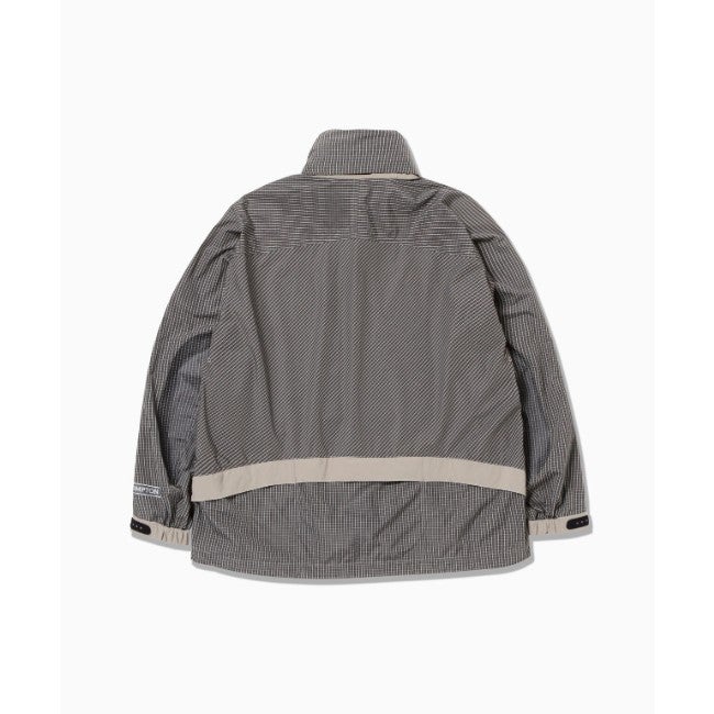 Brompton × reflective rip hoodie gray