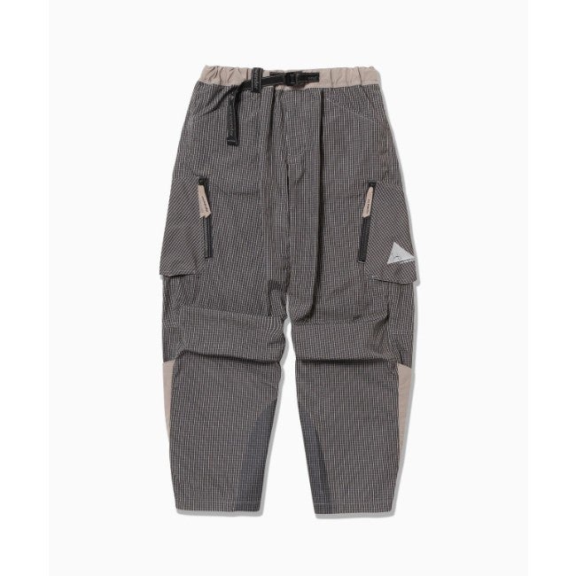 Brompton × reflective rip pants gray