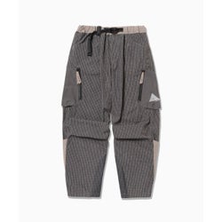 Brompton × reflective rip pants gray