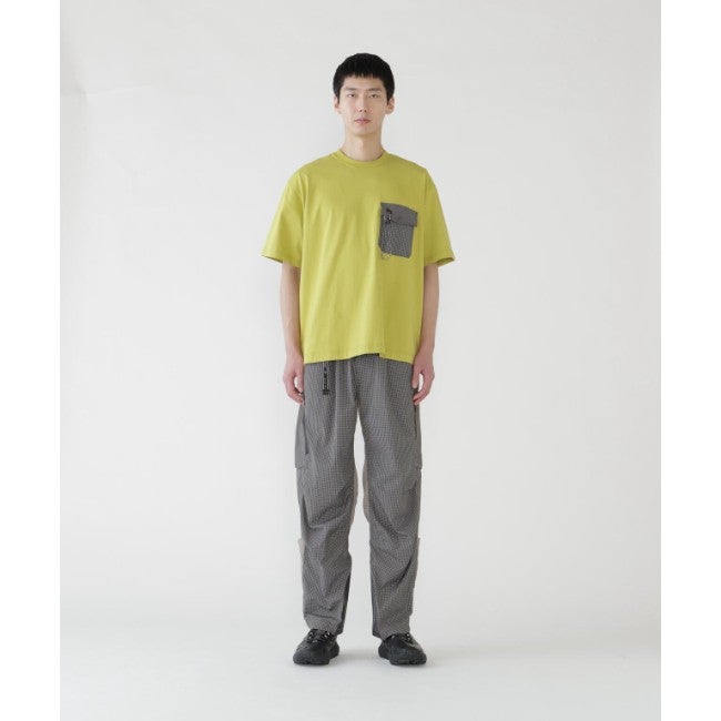 Brompton × reflective rip pants gray