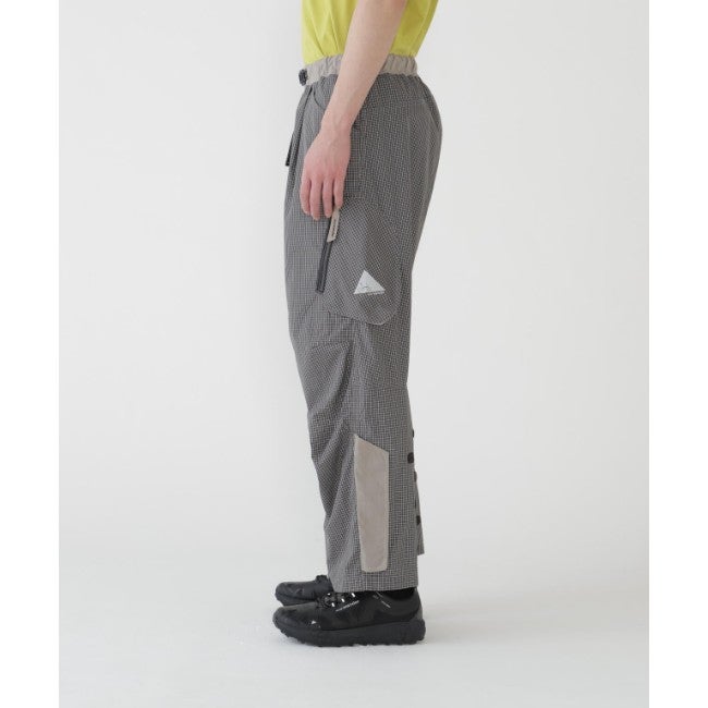 Brompton × reflective rip pants gray