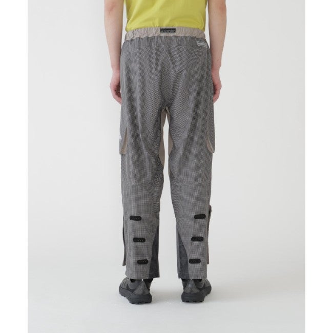 Brompton × reflective rip pants gray