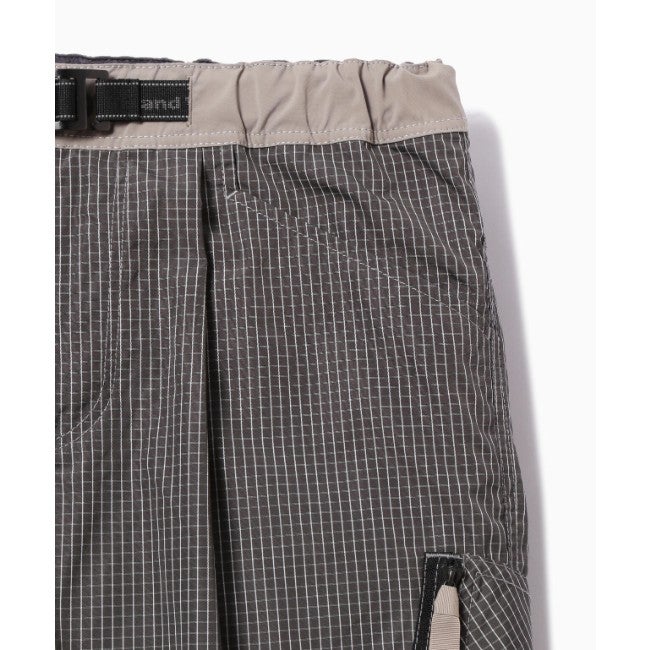 Brompton × reflective rip pants gray