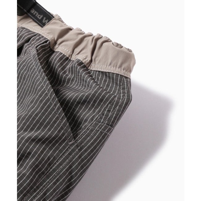 Brompton × reflective rip pants gray