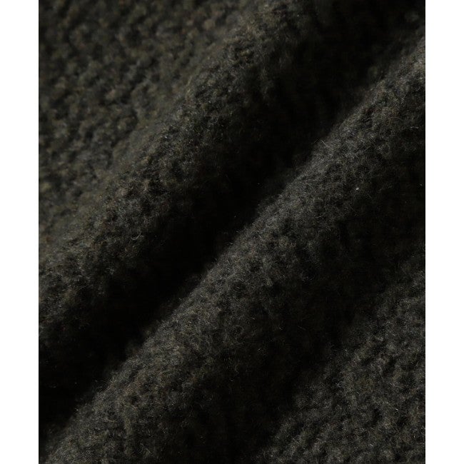re wool JQ crew neck khaki
