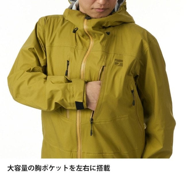 エバーブレスプリモジャケット オリーブイエロー