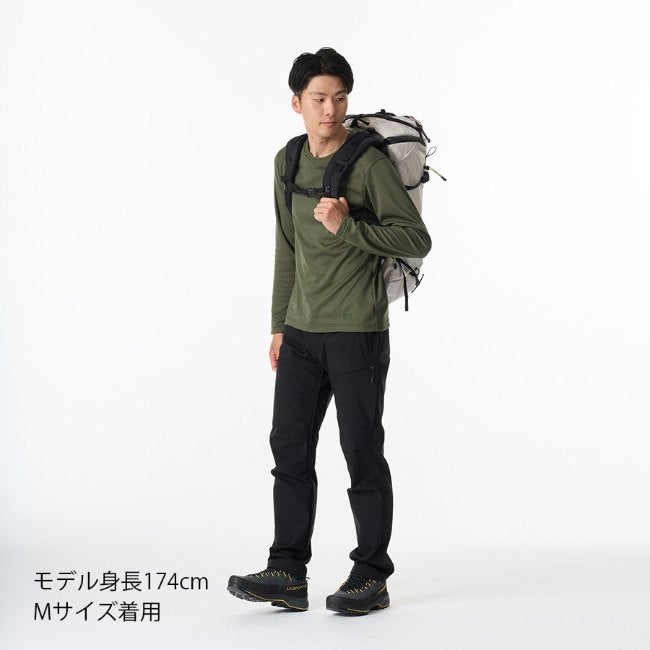 ドラウトラルゴ ロングスリーブ グリーンヘザー
