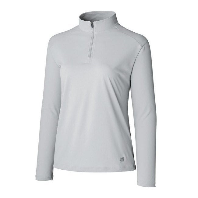 ドラウトシェードジップネック WOMEN'S ミストグレー