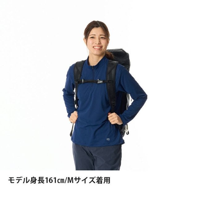 ドラウトシェードジップネック WOMEN'S シトロンベージュ