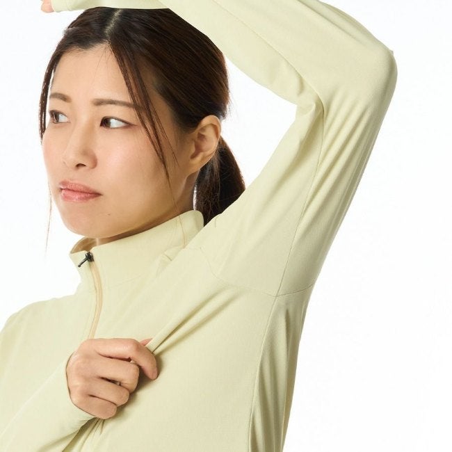 ドラウトシェードジップネック WOMEN'S シトロンベージュ