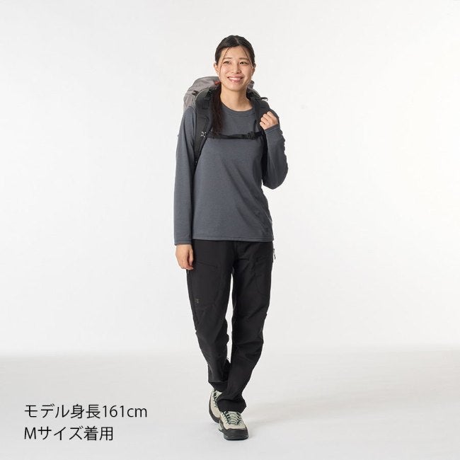 ドラウトラルゴ ロングスリーブ WOMEN'S チャコールヘザー