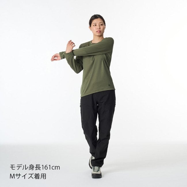 ドラウトラルゴ ロングスリーブ WOMEN'S チャコールヘザー