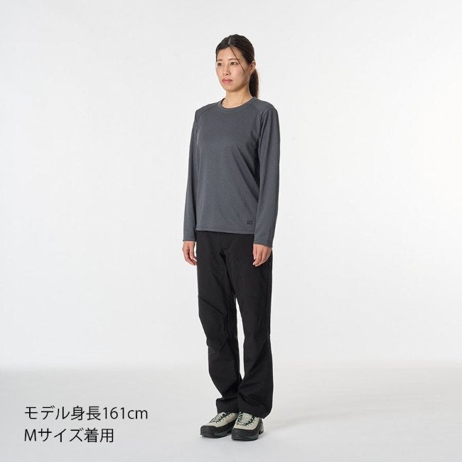 ドラウトラルゴ ロングスリーブ WOMEN'S チャコールヘザー