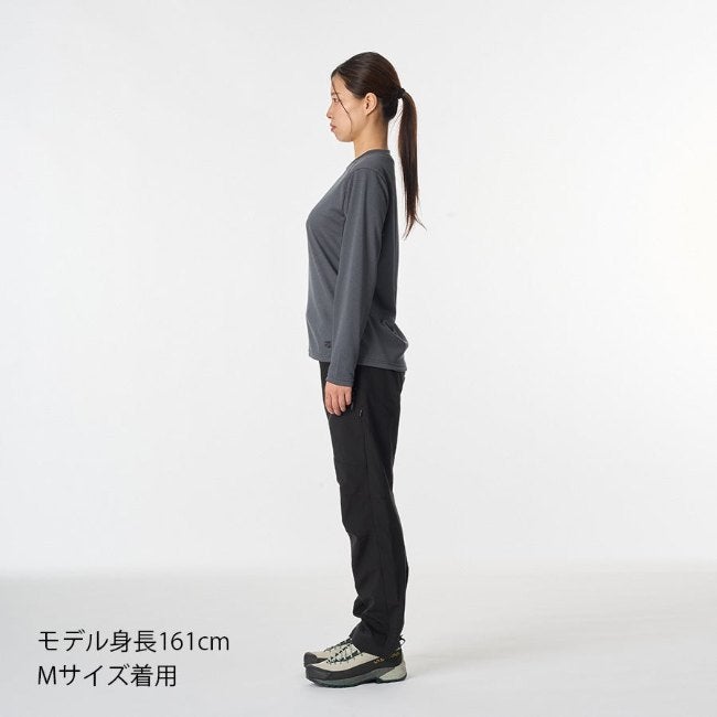 ドラウトラルゴ ロングスリーブ WOMEN'S チャコールヘザー