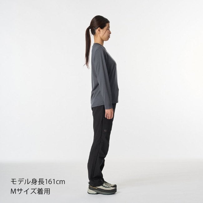 ドラウトラルゴ ロングスリーブ WOMEN'S チャコールヘザー