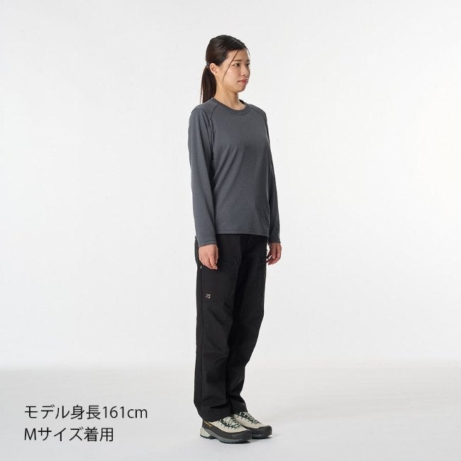 ドラウトラルゴ ロングスリーブ WOMEN'S チャコールヘザー