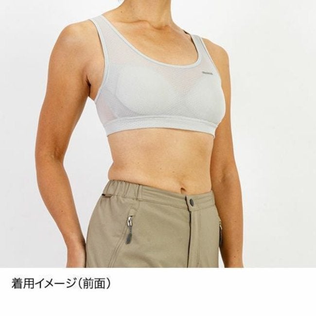 ドライレイヤーベーシックフィットブラ ペイルグレー