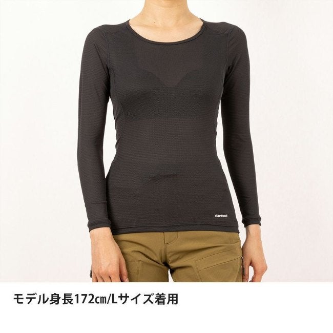 ドライレイヤーウォームブラトップロングスリーブ グラファイト