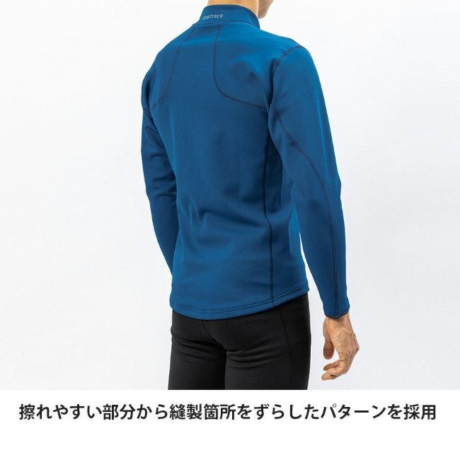 フラッドラッシュジップネック フェザーネイビー