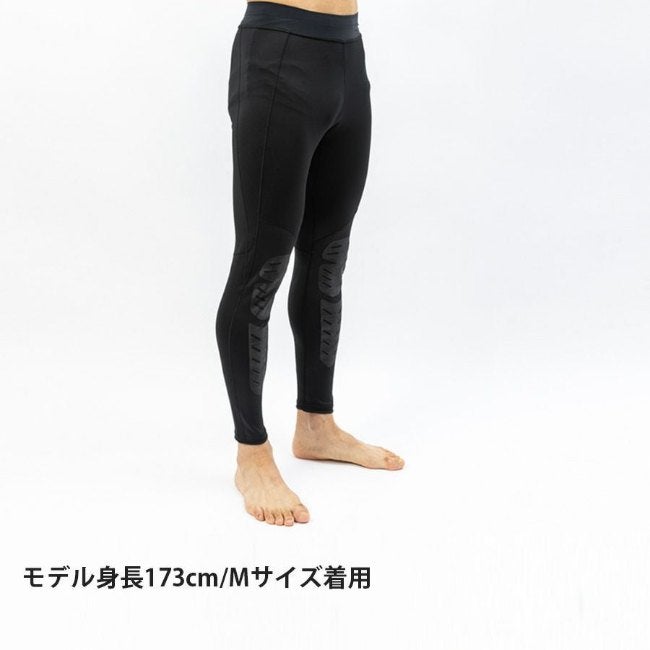 フラッドラッシュレッグガードタイツ ダークグレー