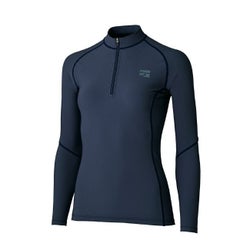 ラピッドラッシュジップネック WOMEN'S ディープブルー