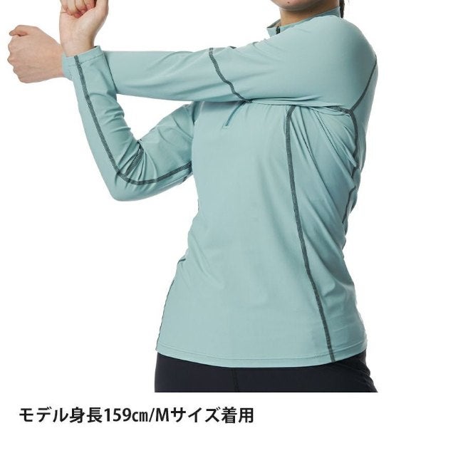 ラピッドラッシュジップネック WOMEN'S ディープブルー
